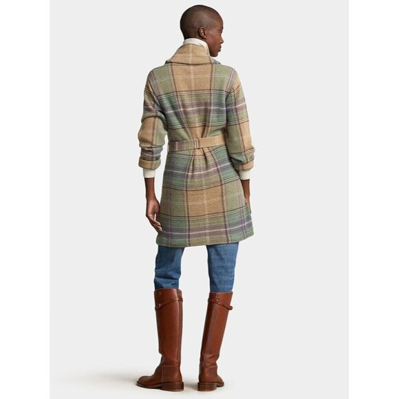 Polo Ralph Lauren Wool Shawl Collar Coatigan Womens Size XL Sweater Coat Pockets - Picture 3 of 12